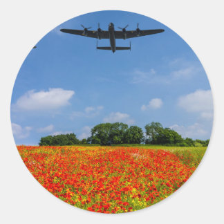 BBMF-vallmoflykt Runt Klistermärke
