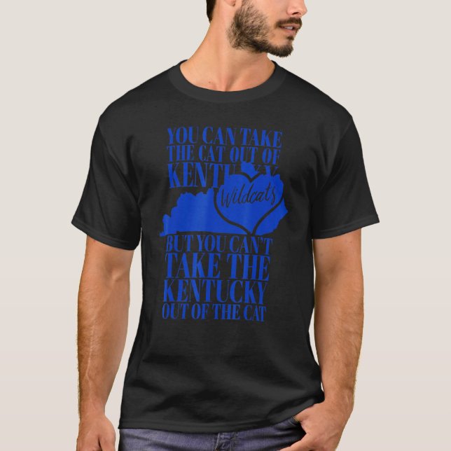 Bbn Kentucky Proud Sports Wildcat Fläkt Manar Kvin T Shirt (Framsida)
