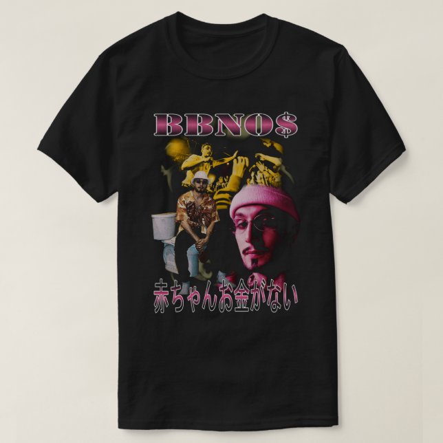 BBNO$ Vintage Bootleg Classic T-Shirt (Design framsida)