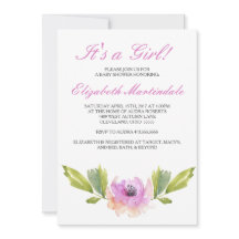 Bborstade blommor| Inbjudan till babykläder med va