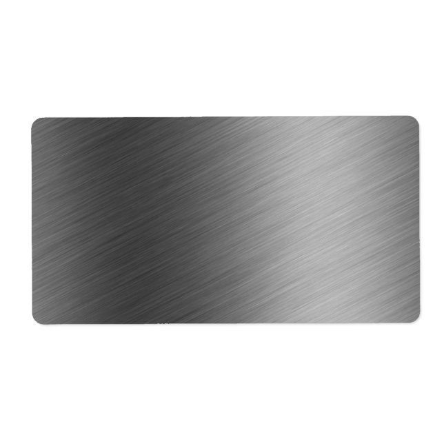 Bborstat Aluminium Metall-utseende Fraktsedel (Framsidan)