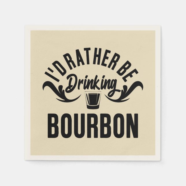 Bbourbon ord art pappersservett (Framsidan)