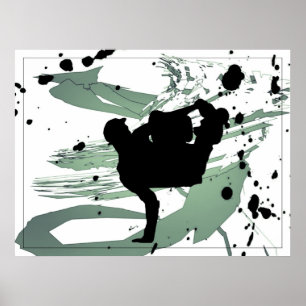 Bboy arbeten poster