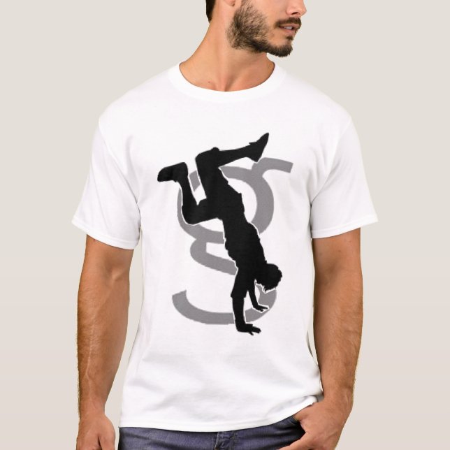 BBoy Breakdance logotypskjorta #1 Tröja (Framsida)