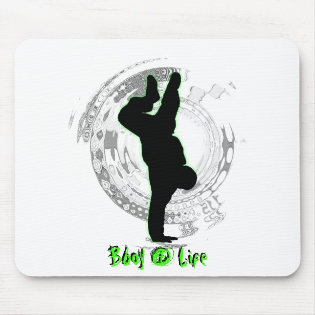 Bboy musen för 4 liv vadderar musmatta (Framsidan)