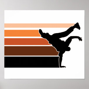 BBOY-övertoningsorgsblk poster