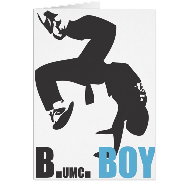 bboy umc hälsningskort (Framsidan)