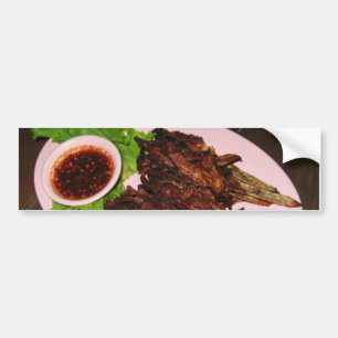 BBQ Anka Beaks ... Thai Asian Street Food Bildekal