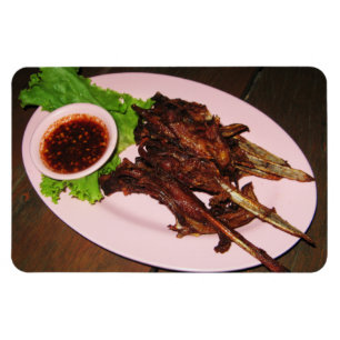 BBQ Anka Beaks ... Thai Asian Street Food Magnet