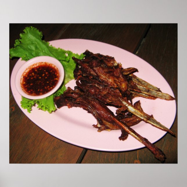 BBQ-ankabeak... Thai-streetfood Poster (Framsidan)