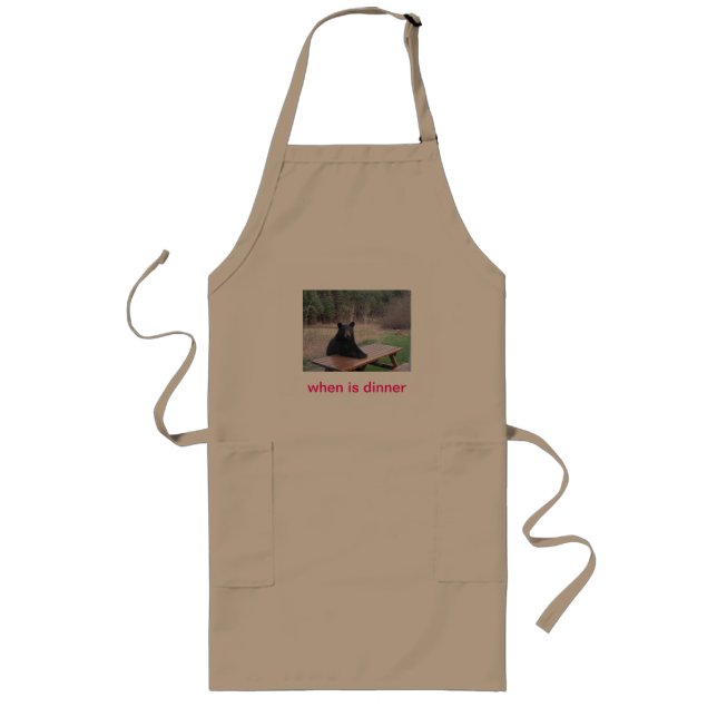 BBQ APRON2 LÅNGT FÖRKLÄDE (Framsidan)