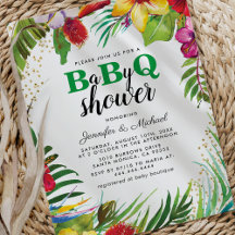 BBQ Baby Par Shower | Tropical Babyq Barbecue