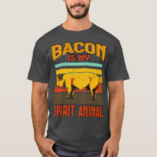 Bbq Bacon är min andliga Kött-rök Barbecu T Shirt