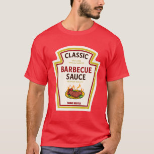 BBQ Barbecue Sauce Ketchup Mustard Costume Halldue T Shirt
