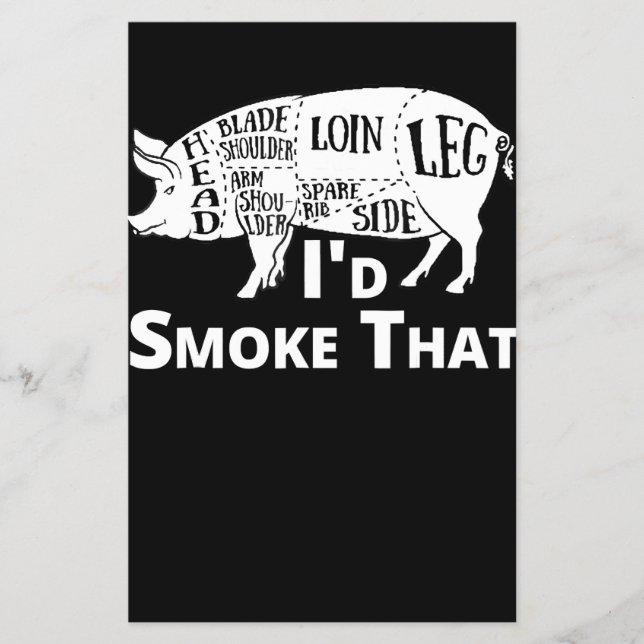 BBQ | BBQ Grill Gris Gris id Smoke that Gift Manar Flygblad (Framsidan)