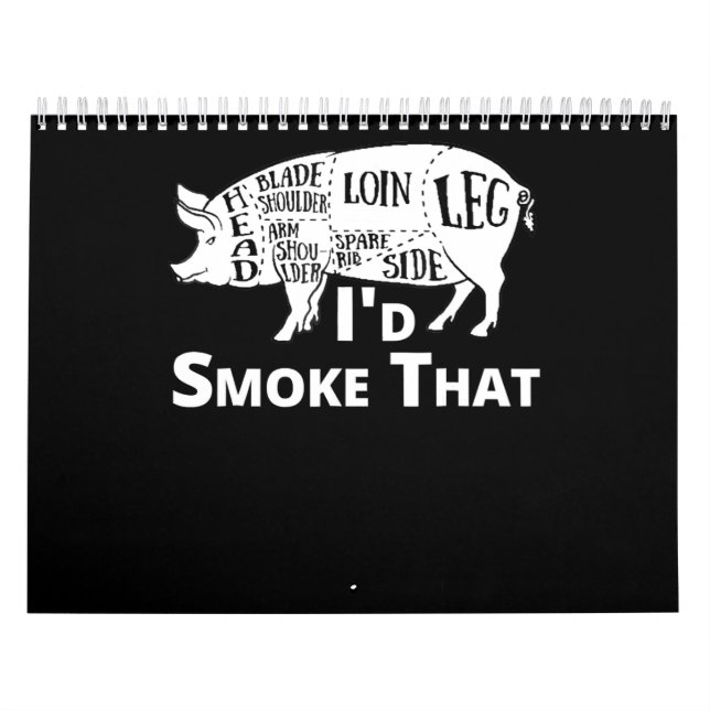 BBQ | BBQ Grill Gris Gris id Smoke that Gift Manar Kalender (Omslag)