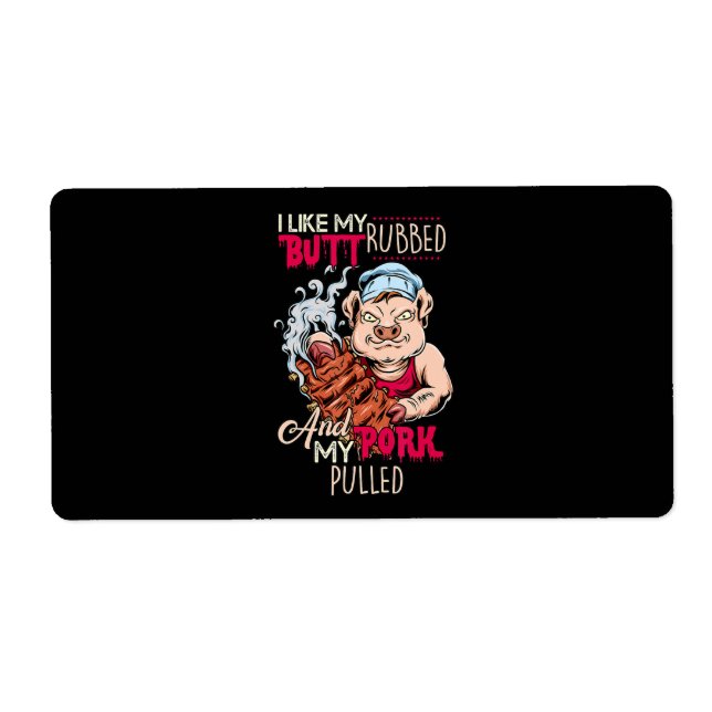 BBQ|BBQ Grillmaster like Butt Rubbed & Gris Pulled Fraktsedel (Framsidan)