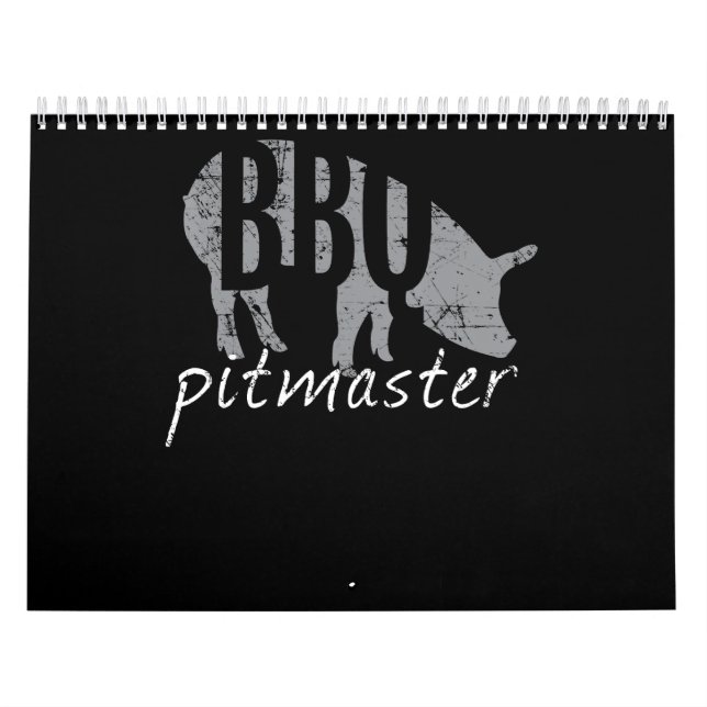BBQ | BBQ Pitmaster Gris Grilling Fords Day Kalender (Omslag)