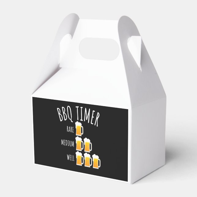 BBQ | BBQ Timer Beer Drinking Funny Grills Presentaskar (Framsidan Sidan)