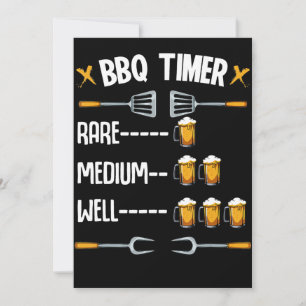 BBQ BBQ Timer Sällsynt Medium well Beer Drinker