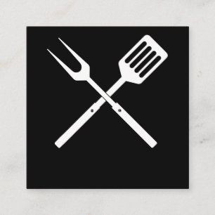 BBQ   BBQ Utensils novelty BBQ Grill Verktyg Fyrkantigt Visitkort