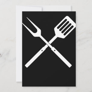 BBQ BBQ Utensils novelty BBQ Grill Verktyg Julkort