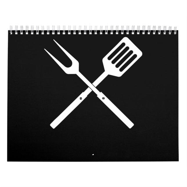 BBQ | BBQ Utensils novelty BBQ Grill Verktyg Kalender (Omslag)