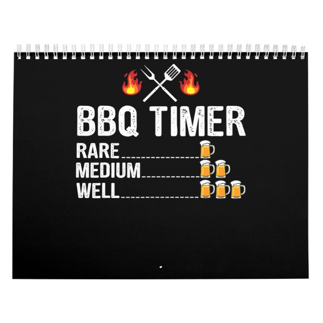 BBQ | BQ Timer Drinking Grills Bell Beer Kalender (Omslag)