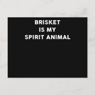 BBQ Brisket är mitt andliga animala BQ-gåvor Helg Vykort