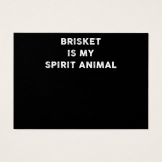 BBQ | Brisket är mitt andliga animala BQ-gåvor Visitkort