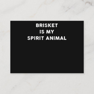 BBQ | Brisket är mitt andliga animala BQ-gåvor Visitkort