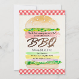 BBQ Bröllopsfestinladan Inbjudningar