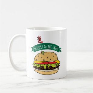BBQ Burger Master of the Grill Kaffemugg