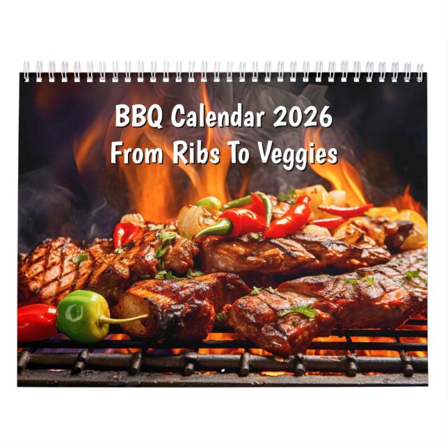 BBQ Calendar 2026 – From Ribs To Veggies Kalender (Omslag)