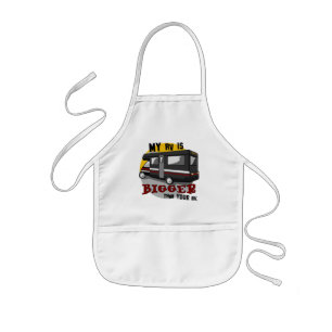 BBQ Camping Kids Apron Barnförkläde