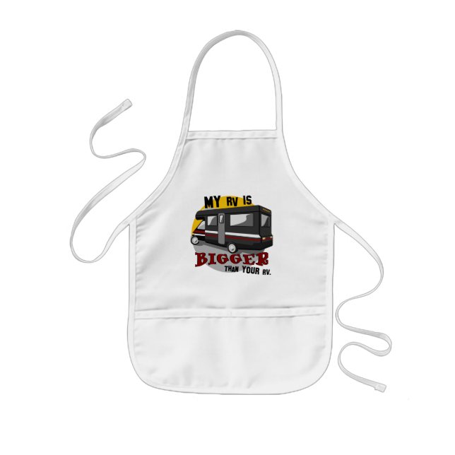 BBQ Camping Kids Apron Barnförkläde (Framsidan)