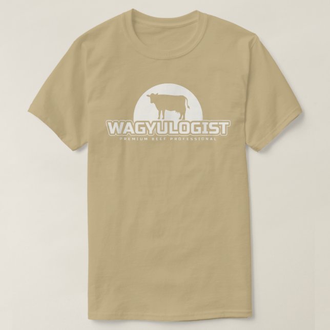 BBQ Chef Cook Grilling Wagyulogist Beef Profession T Shirt (Design framsida)