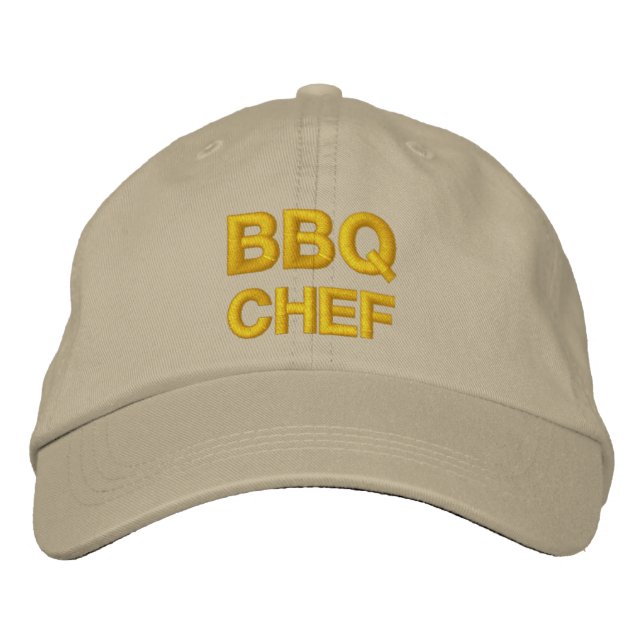 BBQ CHEF-lock Broderad Keps (Framsida)