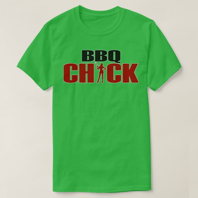 Bbq-chick T Shirt (Design framsida)
