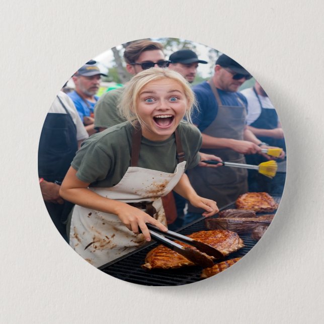 BBQ Cook Off Foto Anpassa Knapp (Framsida)