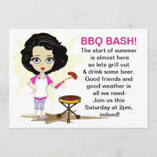 Bbq-Divainbjudan Inbjudningar