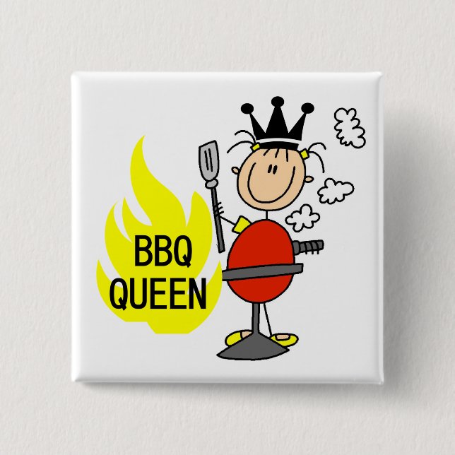 BBQ-drottning Knapp (Framsida)