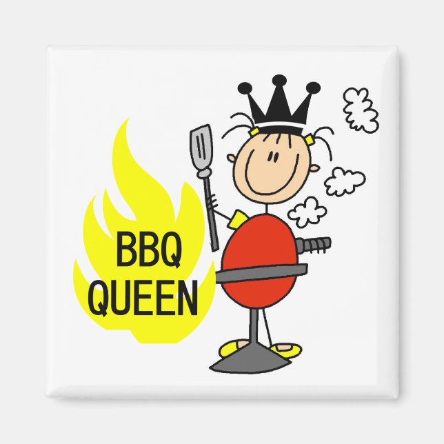 BBQ Drottning Magnet (Framsidan)