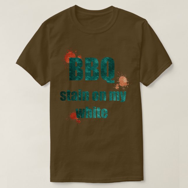 BBQ-färg på min vita 2 T Shirt (Design framsida)