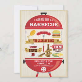 BBQ-fest inbjudan
