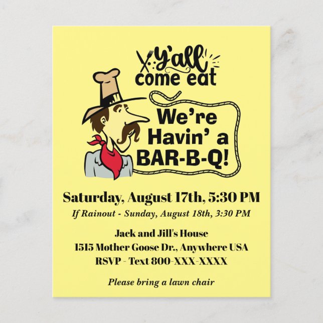 BBQ Flyer (Framsidan)