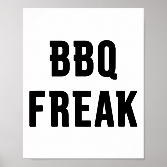 Bbq-Freak Poster (Framsidan)