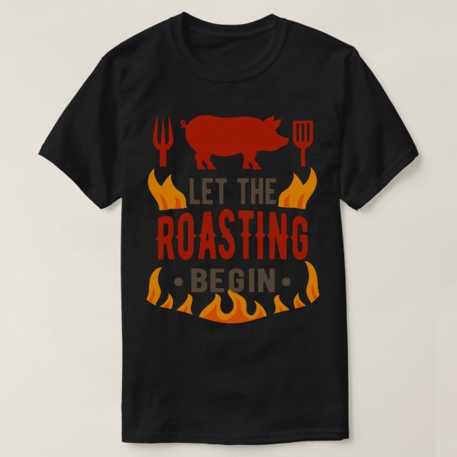 BBQ Funny Sayed Barbecue Grilling T Shirt (Design framsida)