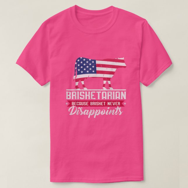 BBQ Grill Chef Brisketarian Master Griller Pappa T Shirt (Design framsida)