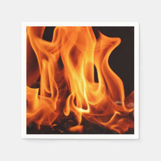 BBQ Grill Cookout Flames Pappersservett